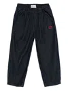 Bobo Choses Pinstriped Trousers In Blue