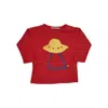 Bobo Choses 'pixel Abduction' T-shirt In Red