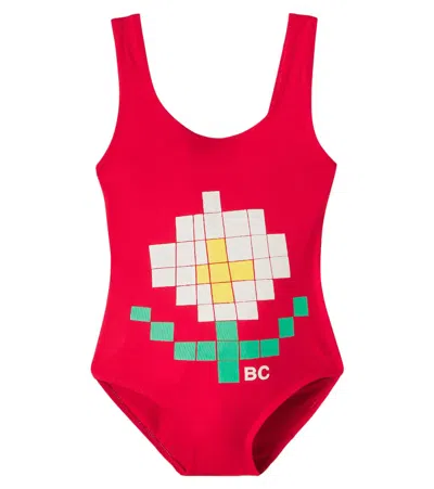 Bobo Choses Kids' Pixel Daisy Printed Swimsuit In Multi