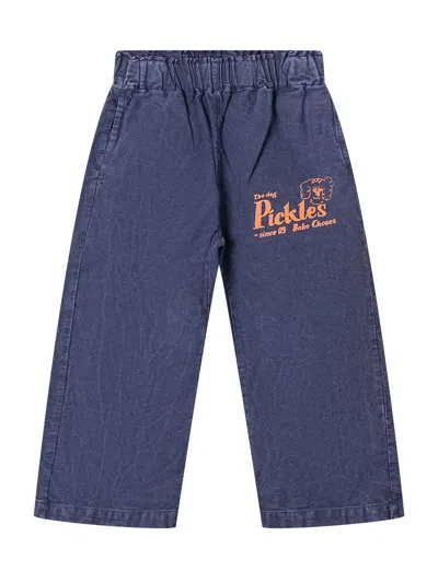 Bobo Choses Playful Dog Print Trousers For Kids In Multi