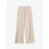 BOBO CHOSES PLISTED PANTS WITH WIDE PERNERA