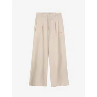 Bobo Choses Plisted Trousers With Wide Pernera In Neutral