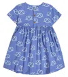 Bobo Choses Bedrucktes Kleid Aus Baumwolle In Blue