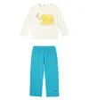 Bobo Choses Printed Cotton Pajamas In Multi