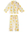 Bobo Choses Printed Cotton Pajamas In White