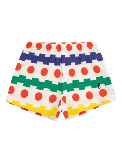 Bobo Choses Babies' Printed Cotton Shorts In White