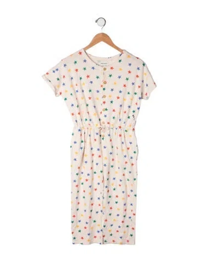 Pre-owned Bobo Choses Kids' Printed Jumpsuit In Neutrals