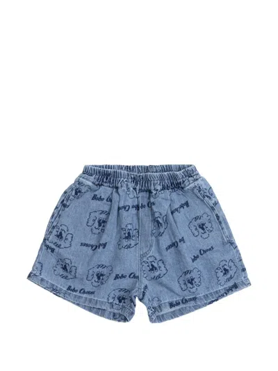 Bobo Choses Kids' Printed Shorts In Blue