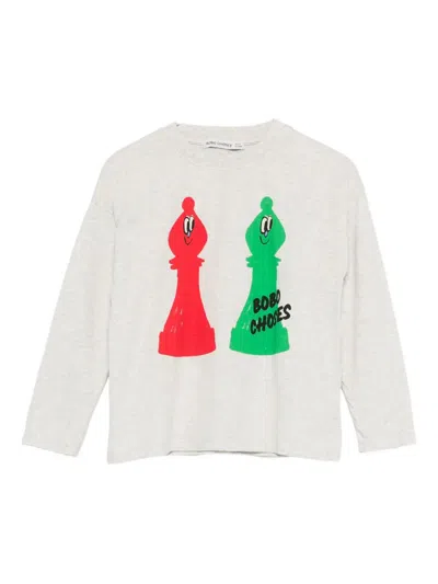 Bobo Choses Kids' Printed T-shirt In Gray