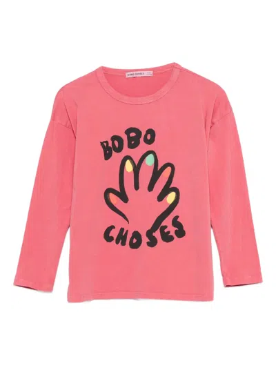 Bobo Choses Kids' Printed T-shirt In Pink