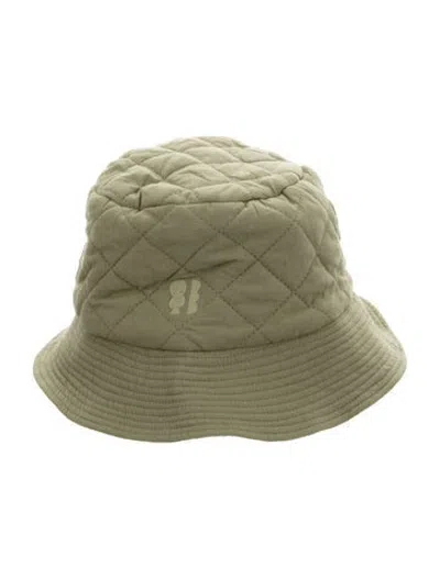 Pre-owned Bobo Choses Puffer Bucket Hat In Green