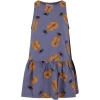 BOBO CHOSES PURPLE DRESS FOR GIRL WITH GUITARS