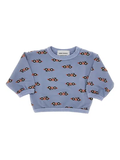 Bobo Choses Babies' Race Car Sweatshirt In Blue