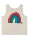 Bobo Choses Rainbow-print Vest Top In Neutral