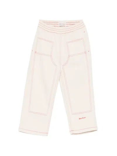 Bobo Choses Kids' Rear-pocket Trousers In Neutral
