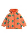 Bobo Choses Reversible Colourblock Jacket In Orange