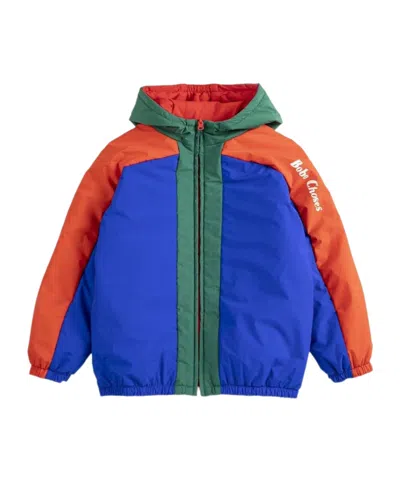 Bobo Choses Kids'  Reversible Hooded Jacket In Blue