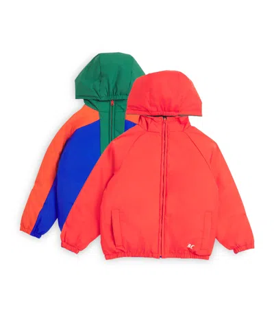 Bobo Choses Kids' Reversible Logo Jacket In Red