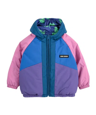 Bobo Choses Reversible Padded Jacket In Multi