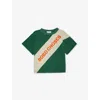 Bobo Choses Cotton Jersey T-shirt In Green
