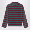 Bobo Choses Ribbed Striped Cotton Sweater In Multi