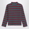 Bobo Choses Ribbed Striped Cotton Sweater In Multi