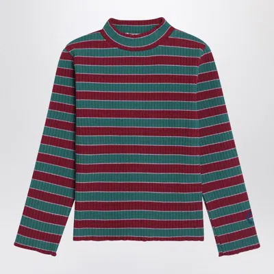 BOBO CHOSES RIBBED STRIPED COTTON SWEATER