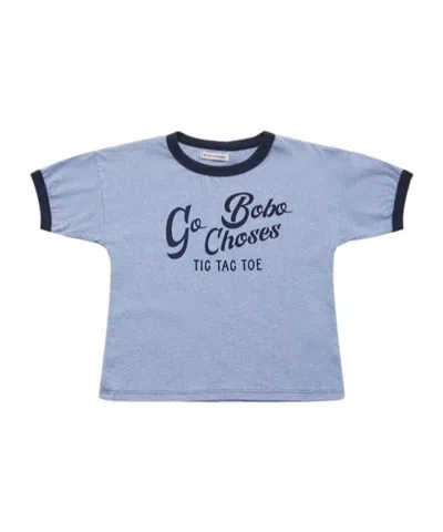 Bobo Choses Ribbedcollar Top In Purple