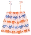 Bobo Choses Ribbon Bow Ruffle-trimmed Top In Pink
