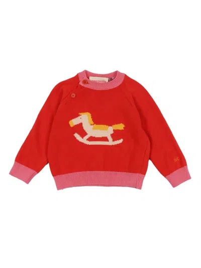 Bobo Choses Babies' Rocking Horse Jumper In Red