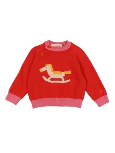Bobo Choses Rocking Horse Jumper In Red