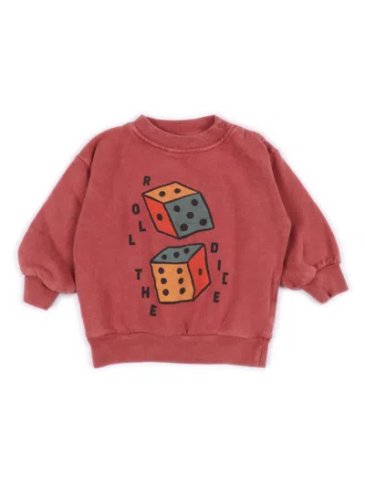 Bobo Choses Babies' Roll The Dice Sweatshirt In Pink