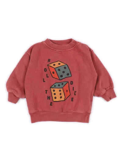 Bobo Choses Roll The Dice Sweatshirt In Brown