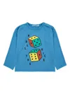 Bobo Choses Roll The Dice T‑shirt In Blue
