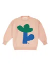 Bobo Choses Sea Flower Sweater In Neutral