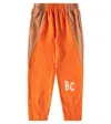 Bobo Choses Shadow Colorblocked Cotton Sweatpants In Orange