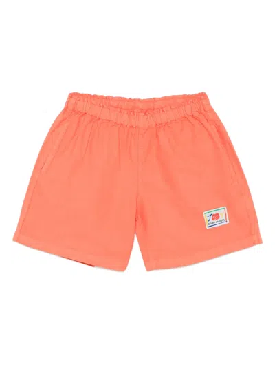 Bobo Choses Kids' Similing Shorts In Orange