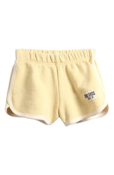 Bobo Choses Babies'  Since '09 Organic Cotton Blend Shorts In Yellow