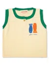 Bobo Choses Sleeveless Knitted Top In Neutrals