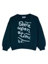 Bobo Choses Slogan-print Sweatshirt In Blue