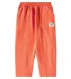 Bobo Choses Smiling Cotton-blend Jersey Sweatpants In Red