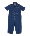 Bobo Choses Smiling Denim Overall In Blue