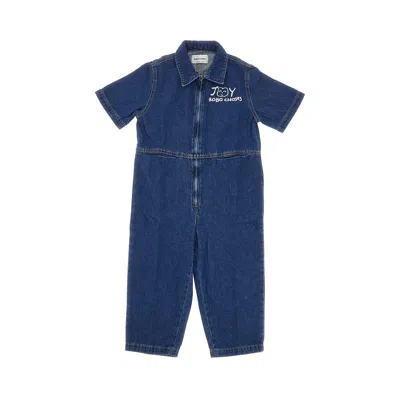 BOBO CHOSES 'SMILING' DENIM OVERALL KIDS
