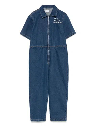 Bobo Choses Kids' Smiling Jumpsuits In Blue