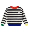 Bobo Choses Smiling Stripes Sweater In Multicolor