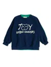 Bobo Choses Smiling Sweatshirt In Blue
