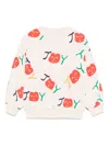 Bobo Choses 'smiling' Crewneck Sweatshirt Kids In White