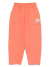 Bobo Choses Smiling Track Pants In Orange