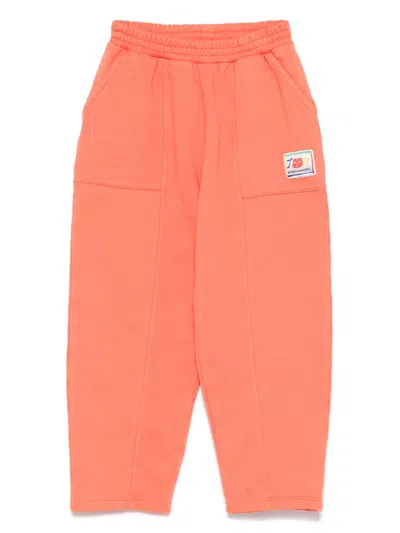 Bobo Choses Kids' Smiling Track Pants In Orange