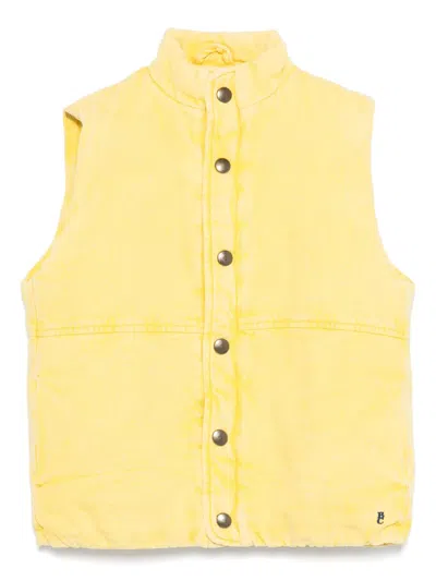 Bobo Choses Kids' Smilling Vest In Yellow
